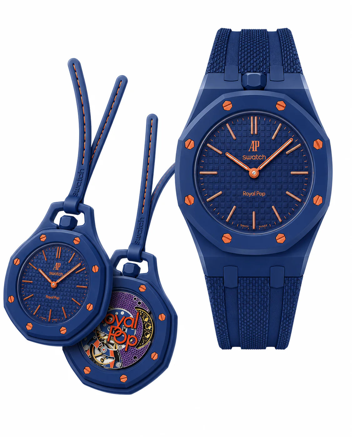 Royal Pop Bracelet Silicone Marin