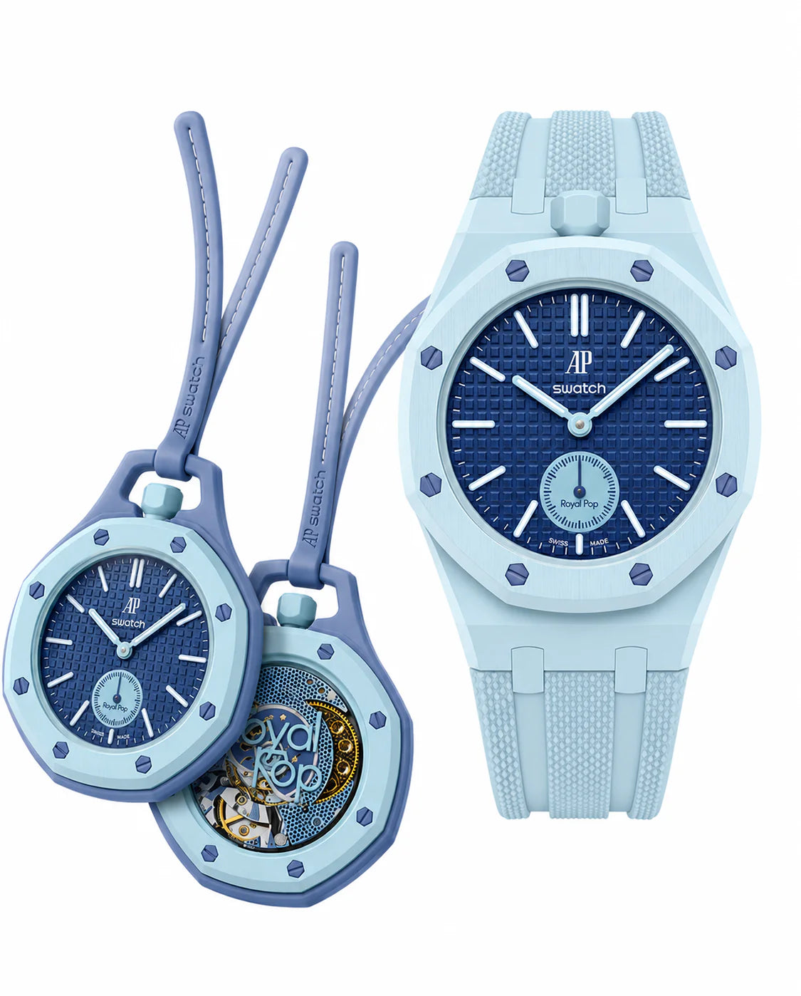 Royal Pop Bracelet Silicone Bleu