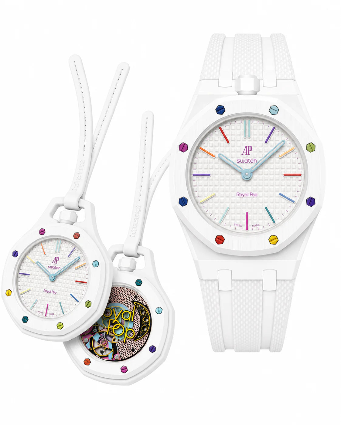 Royal Pop Bracelet Silicone Blanc