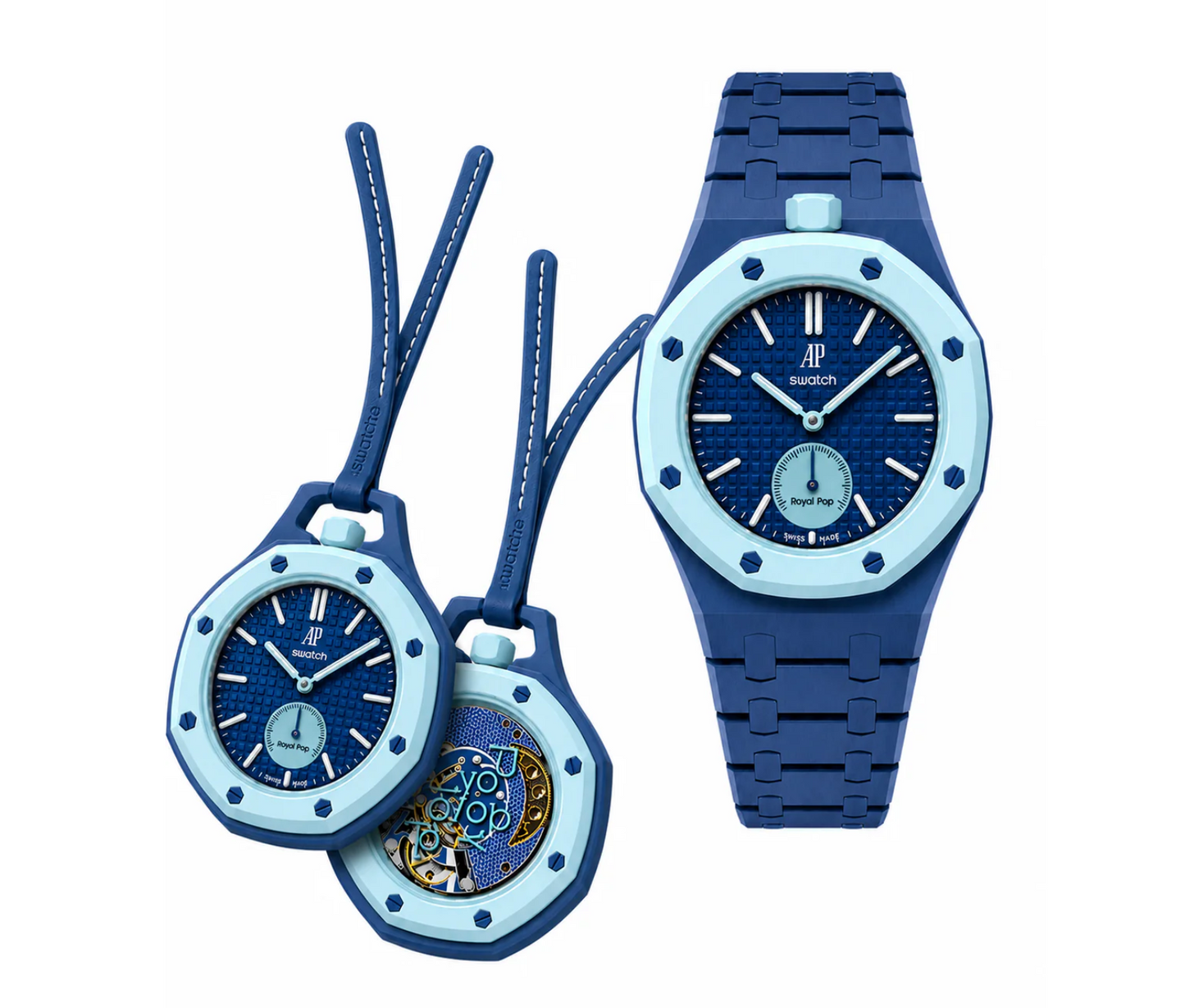 Royal Pop Bracelet Bioceramic Bleu